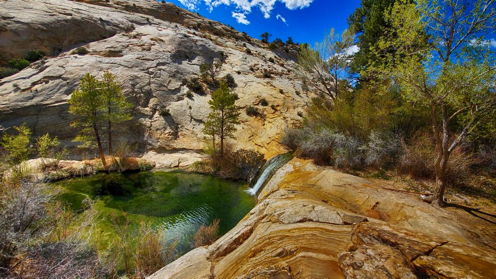 Pool Above the Falls - swim here